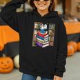 Teacher Librarian Kawaii Penguin Book Lover Penguin Graphic Youth Hoodie