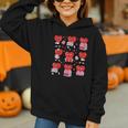 Valentines Day Librarian Heart Reading Book Women Men Kids Graphic Youth Hoodie Valentines Day Librarian Heart Reading Book Women Men Kids Graphic Youth Hoodie