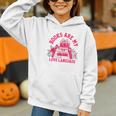 Books Are My Love Language Valentine Book Lover Graphic Youth Hoodie
