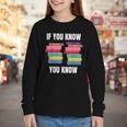 67 Reading Books 6 7 If You Know Six Seven Youth Long Sleeve Tee