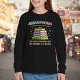 Abibliophobia Bibliophilia Abibliophobia Book Lovers Youth Long Sleeve Tee Abibliophobia Bibliophilia Abibliophobia Book Lovers Youth Long Sleeve Tee