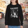 Alien Abduction UFO Lovers Comic Book Style Shirt Youth Long Sleeve Tee