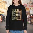 Book Reader Vintage Bookworm Retro Book Lover Youth Long Sleeve Tee