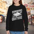 Bookmarks Quote Library Book Reader Youth Long Sleeve Tee