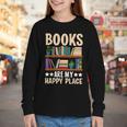 Books Are My Happy Place Youth Long Sleeve Tee Books Are My Happy Place Youth Long Sleeve Tee