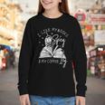 I Like My Books Spicy And My Coffee ICY Youth Long Sleeve Tee