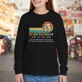 Booktrovert Definition Book Lover Youth Long Sleeve Tee