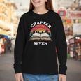 Chapter Seven Book Reading 7th Birthday 7 Year Old Youth Long Sleeve Tee