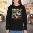 Comic Book Pop Art Modern Fun Youth Long Sleeve Tee
