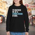 Comic Books Art For Men Women Comics Lover Comics Collector Youth Long Sleeve Tee