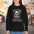 Dark Romance Smutt Book Merch STFUATTDLAGG Good Girl Trigger Youth Long Sleeve Tee Dark Romance Smutt Book Merch STFUATTDLAGG Good Girl Trigger Youth Long Sleeve Tee
