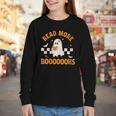 Groovy Halloween Teacher Spooky Read More Book Women Girl Youth Long Sleeve Tee Groovy Halloween Teacher Spooky Read More Book Women Girl Youth Long Sleeve Tee
