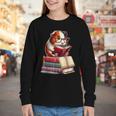 Guinea Pig Reading Books Matching Bookworm Readers Librarian Youth Long Sleeve Tee