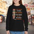 I Just Want To Read My Books Ignore All Of My Adult Problems Youth Long Sleeve Tee