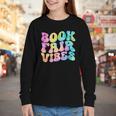 Library Book Fair Vibe Tie Dye School Reading Nostalgic Youth Long Sleeve Tee Library Book Fair Vibe Tie Dye School Reading Nostalgic Youth Long Sleeve Tee