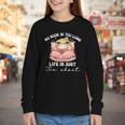 No Book Is Too Long Life Is Just Too Short Book Reading Book Youth Long Sleeve Tee