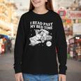 I Read Past My Bedtime Late Night Readers Book Club Youth Long Sleeve Tee