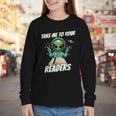 Take Me To Your Readers Across America Read More Books Youth Long Sleeve Tee