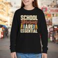 School Librarians Are Essential Library Book Lover Librarian Youth Long Sleeve Tee School Librarians Are Essential Library Book Lover Librarian Youth Long Sleeve Tee