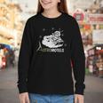 Vintage Hotel Matchbook Astro Motels 50s Retro Spaceman Youth Long Sleeve Tee