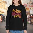 In My Wizard Era Groovy Bookish Fantasy Reader Book Lover Youth Long Sleeve Tee