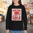 Women's Read Your Heart Out Groovy Bookish Valentine Day Women Girls Youth Long Sleeve Tee Women's Read Your Heart Out Groovy Bookish Valentine Day Women Girls Youth Long Sleeve Tee
