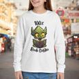 100 Book Goblin Cute Book Reader And Library Lover Youth Long Sleeve Tee