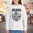 Abibliophobia Definition Book Reading Lover Fans Text Youth Long Sleeve Tee