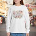 Barely Tolerable Book Floral Bookworm Lover Bookish Premium Youth Long Sleeve Tee