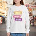 Book Fair Bookworm Library Its Book Fair Week Youth Long Sleeve Tee