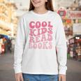 Cool Kids Read Books Library Book Reader Book Nerd Youth Long Sleeve Tee