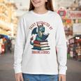 Dark Romance Romantasy Easily Distracted By Dragons & Books Youth Long Sleeve Tee
