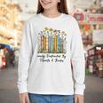 Easily Distracted By Plants And Books Bookworm Gardening Youth Long Sleeve Tee