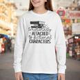 Emotionally Attached To Fictional Characters Banned Books Youth Long Sleeve Tee