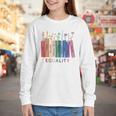 Equality Flower Books Equal Rights Social Justice Feminist Youth Long Sleeve Tee Equality Flower Books Equal Rights Social Justice Feminist Youth Long Sleeve Tee