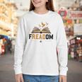 Freadom Anti Banned Books Lovers Reading Librarian Bookworm Youth Long Sleeve Tee