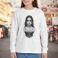 Gothic Goth Girl Woman Movie Book Art Youth Long Sleeve Tee Gothic Goth Girl Woman Movie Book Art Youth Long Sleeve Tee
