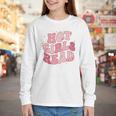 Hot Girls Read Cute Book Lover Reading Club Youth Long Sleeve Tee