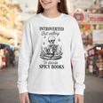 Introvert Read Spicy Books Lover Bookworm Skeleton Reading Youth Long Sleeve Tee Introvert Read Spicy Books Lover Bookworm Skeleton Reading Youth Long Sleeve Tee