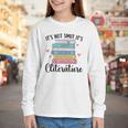 It's Not Smut It's Literature Dark Romance Smutt Book Lover Youth Long Sleeve Tee