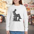 Men Pixel Art Geometric Book Human Drawing Graphic Men Youth Long Sleeve Tee