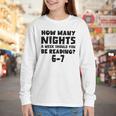 How Many Nights A Week Should You Be Reading 6-7 Book Lover Premium Tri-Blend Youth Long Sleeve Tee How Many Nights A Week Should You Be Reading 6-7 Book Lover Premium Tri-Blend Youth Long Sleeve Tee