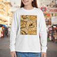 Orange Comic Book Orange Color Graphic Premium Tri-Blend Youth Long Sleeve Tee