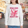 Read Your Heart Out Valentines Day Book Lover Bookish Teach Youth Long Sleeve Tee