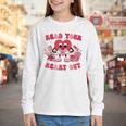 Read Your Heart Out Valentines Day Teachers Book Lovers Youth Long Sleeve Tee