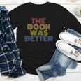 The Book Was Better Retro 70s Vintage Youth Long Sleeve Tee