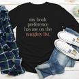 My Book Preference Has Me On The Naughty List Youth Long Sleeve Tee
