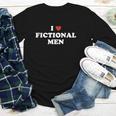 Bookish Quote Reading Lover I Love Fictional Men Youth Long Sleeve Tee