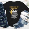 Books Are My Valentine Cute Book Lover Valentine's Day Youth Long Sleeve Tee