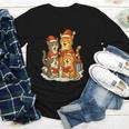 Cats Reading Books Christmas Tree Youth Long Sleeve Tee